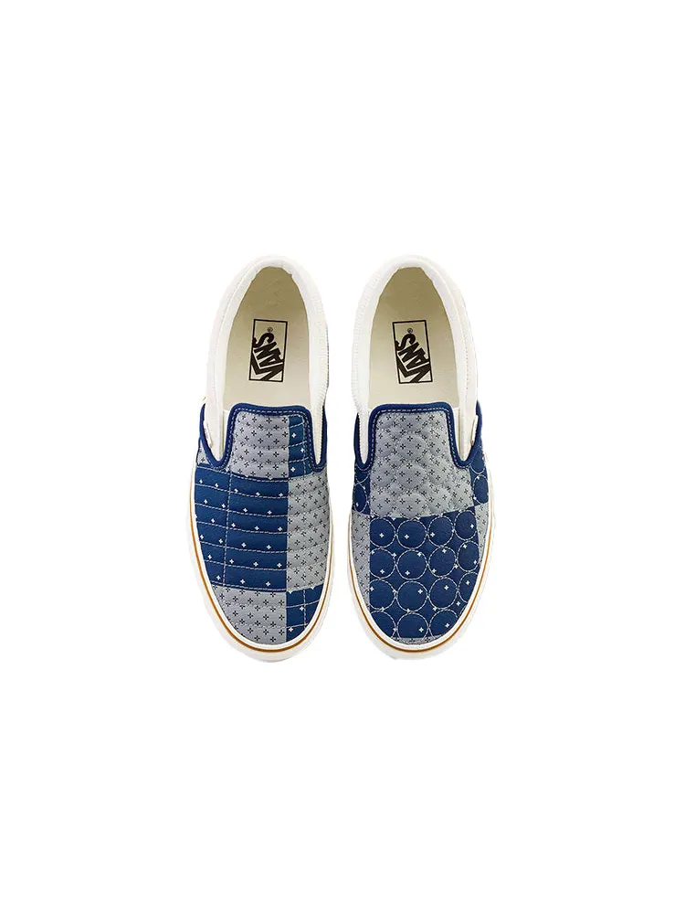 Кеды Vans Classic Slip-On 'Quilted Bandana' — изображение 3 из 5, синий