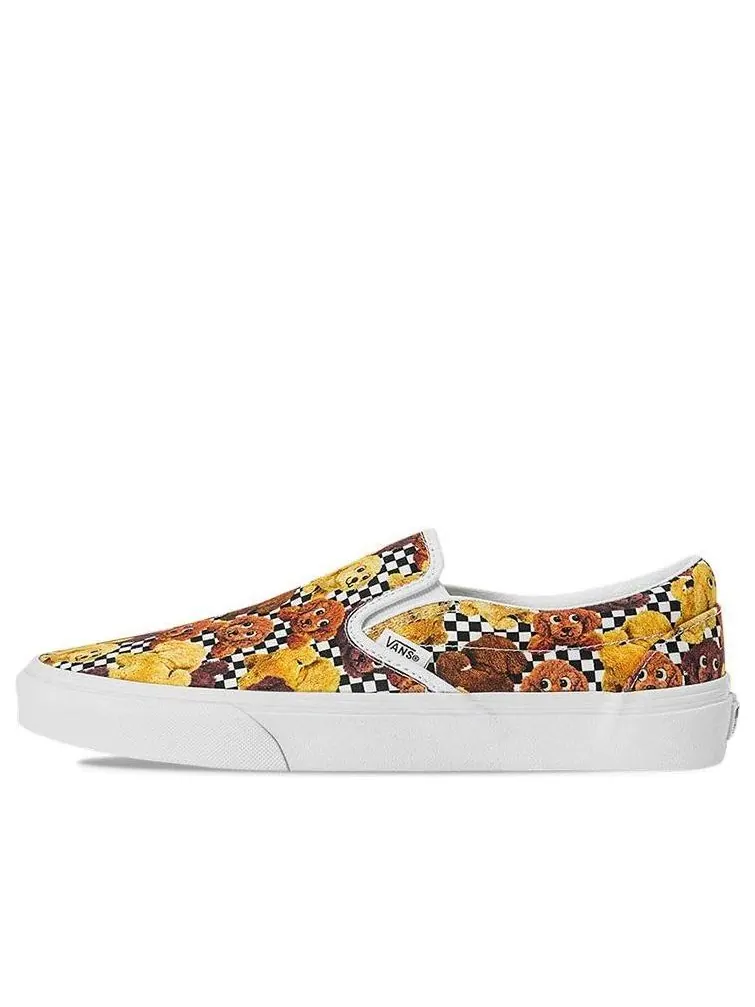 Кеды Vans Slip-On Pattern Low Tops Casual Skateboarding Shoes Unisex Multi-Color — изображение 1 из 5, коричневый