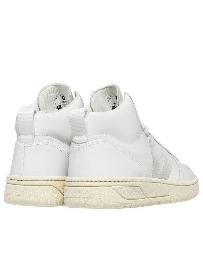 Кожаные кроссовки VEJA V-15, белый, VQ0201270 — изображение 4 из 8