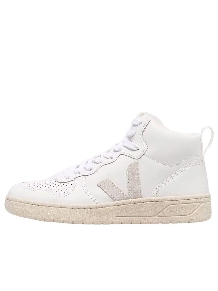 Кроссовки Veja V-15 Leather 'White' — изображение 1 из 4, белый