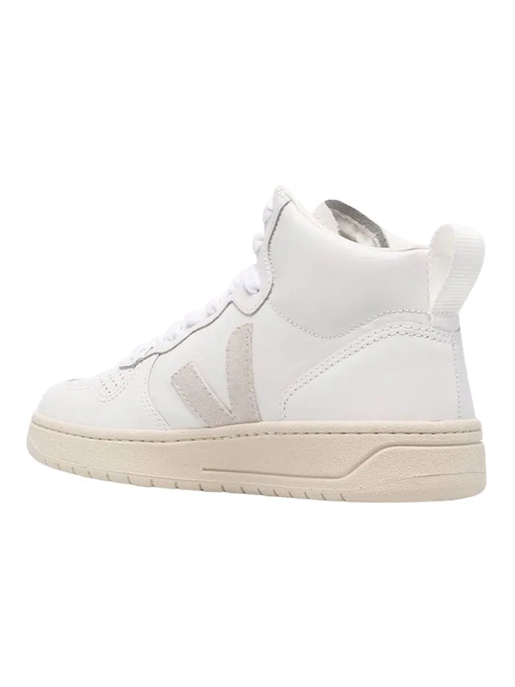 Кроссовки Veja V-15 Leather 'White' — изображение 3 из 4, белый