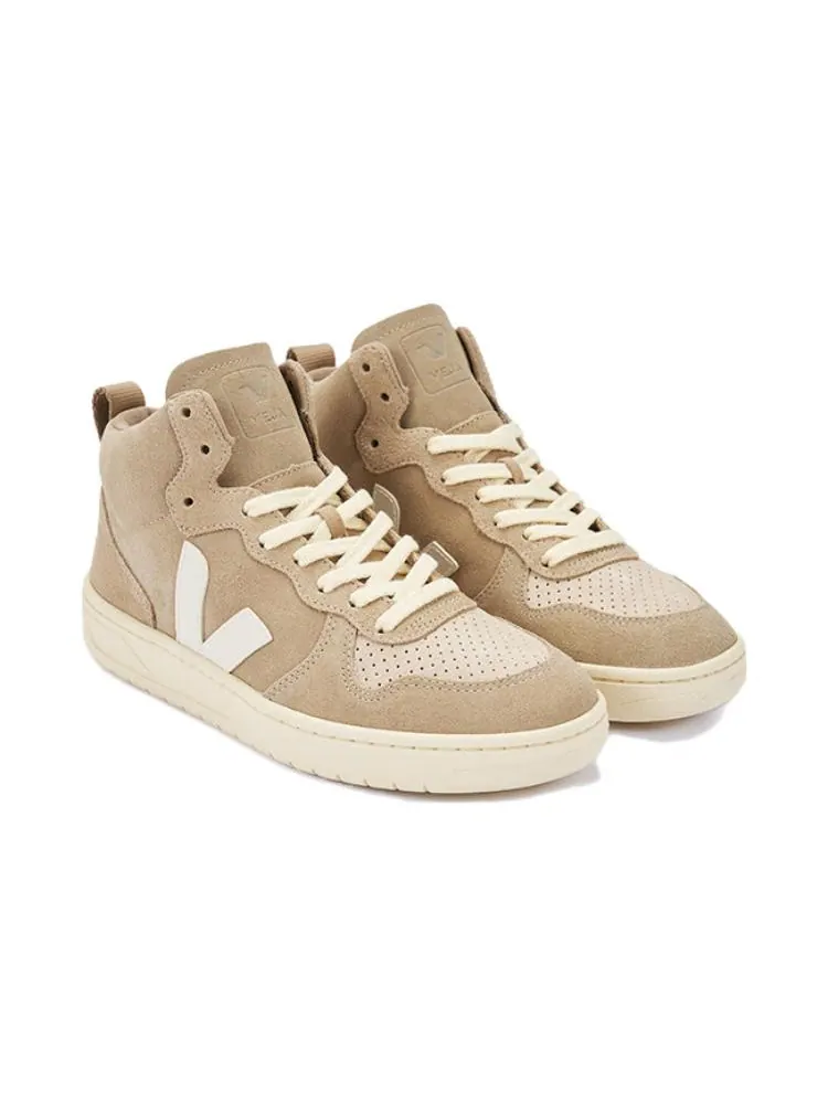 Кроссовки Veja V-15 Suede 'Dune Pierre' — изображение 3 из 4, бежевый