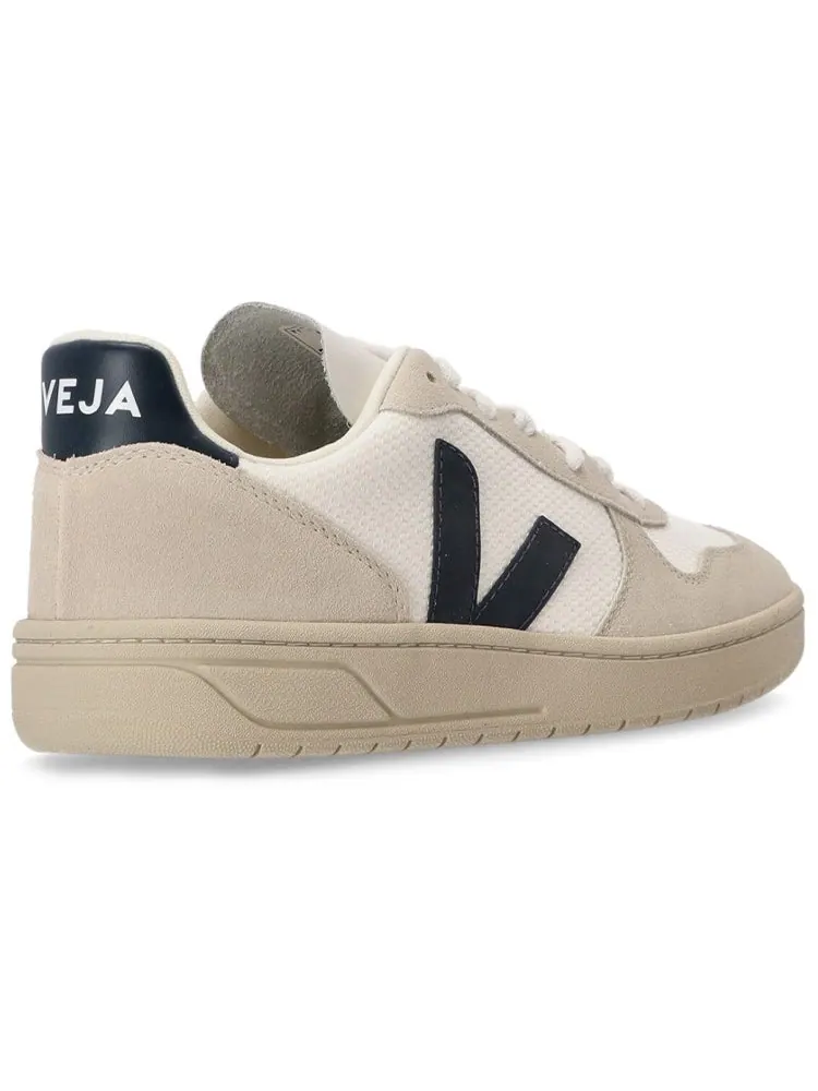 Veja V-10 Panelled Low-Top 'White Beige Black' — изображение 3 из 3, белый/бежевый/черный