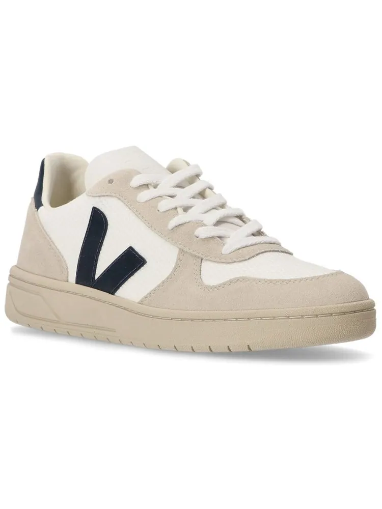Кроссовки Veja V-10 Panelled Low-Top 'White Beige Black' — изображение 2 из 3, белый