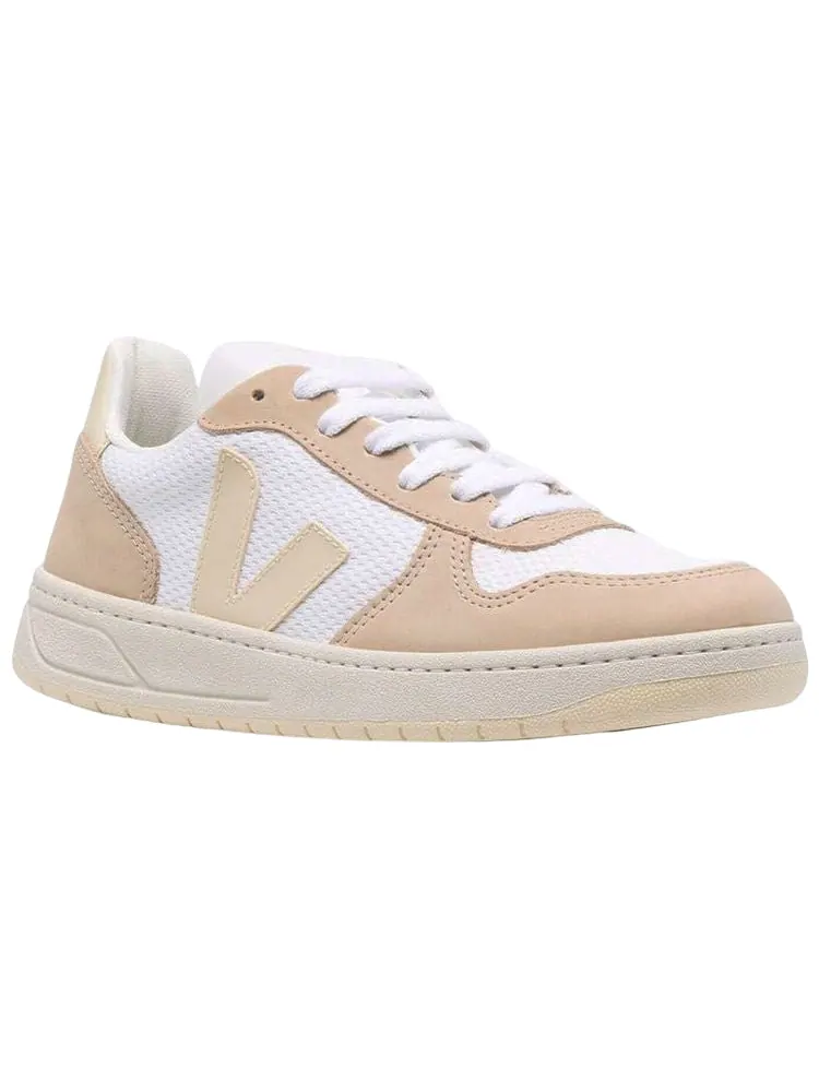 Кроссовки Veja V-10 Alveomesh Lace-Up 'White Butter Sable' — изображение 2 из 4, бежевый