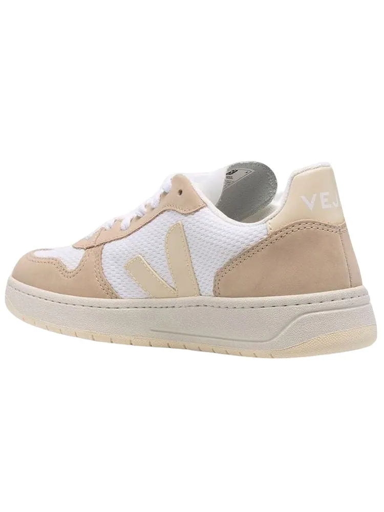 Кроссовки Veja V-10 Alveomesh Lace-Up 'White Butter Sable' — изображение 3 из 4, бежевый