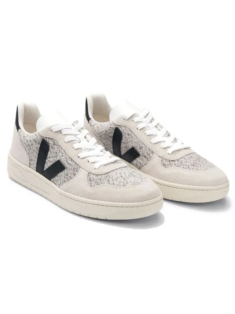 Veja V-10 'Flannel Snow Black' — изображение 3 из 4, черный