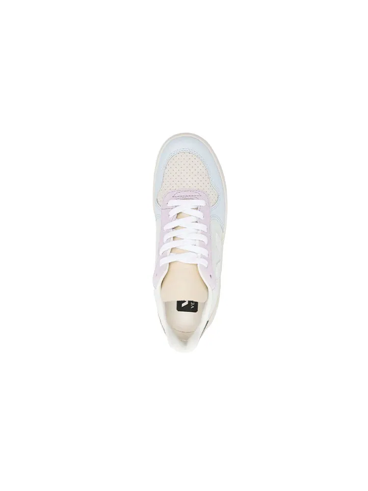 Кроссовки Veja V-10 Lace-Up Suede Sneakers 'Jade Pink' — изображение 5 из 5, белый