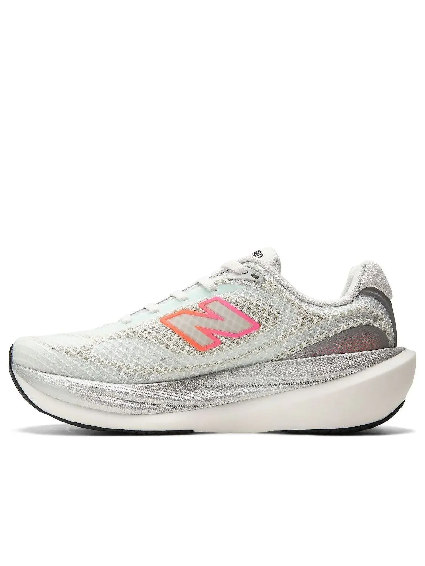 Кроссовки New Balance 1080v15 Breathe 'White Pink Heat Tangerine' W10809PJ — изображение 1 из 6, белый