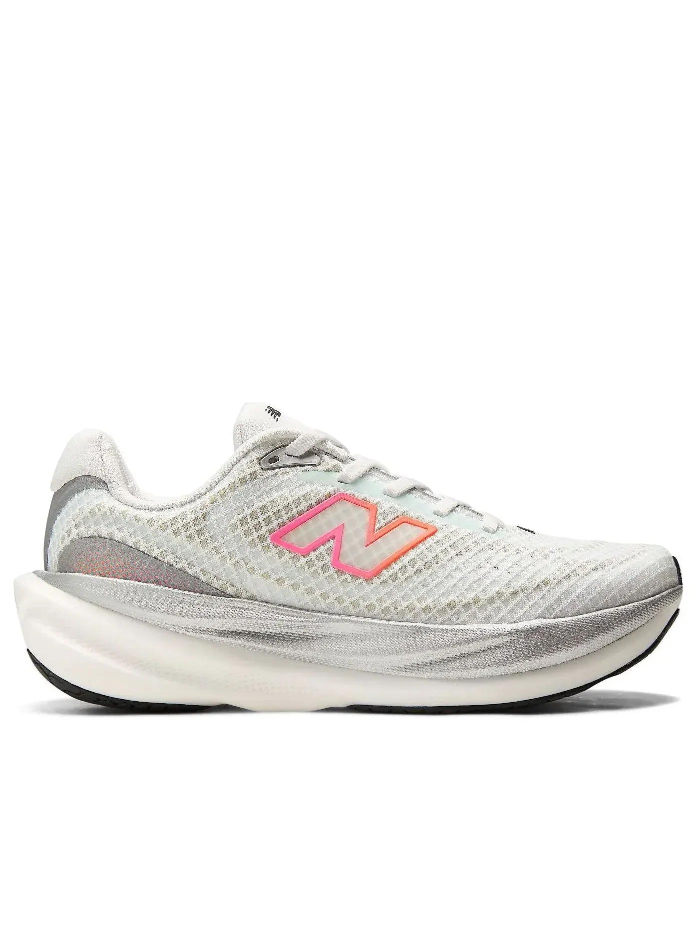 Кроссовки New Balance 1080v15 Breathe 'White Pink Heat Tangerine' W10809PJ — изображение 2 из 6, белый