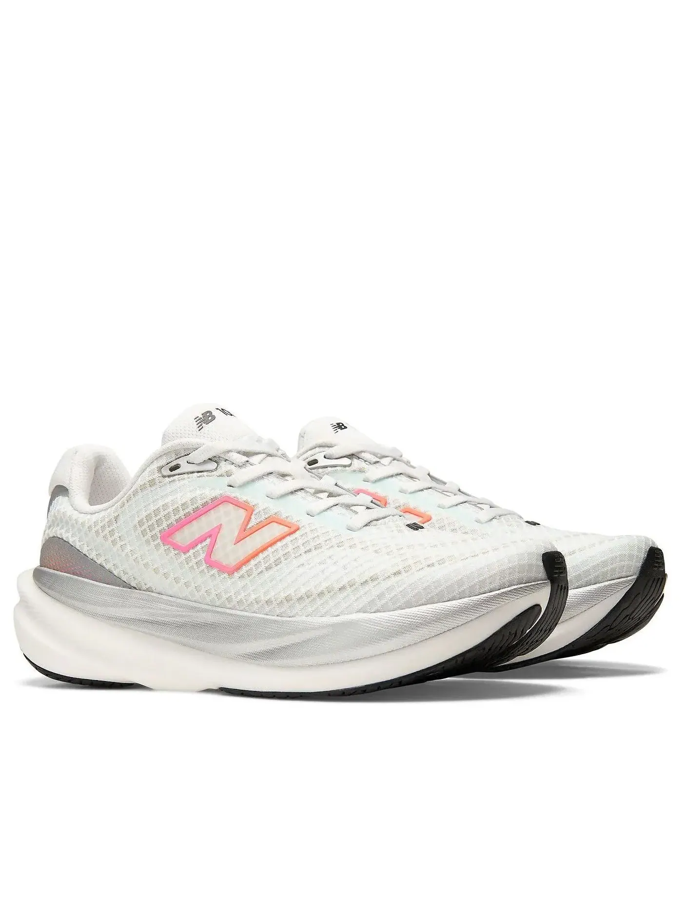 Кроссовки New Balance 1080v15 Breathe 'White Pink Heat Tangerine' W10809PJ — изображение 4 из 6, белый
