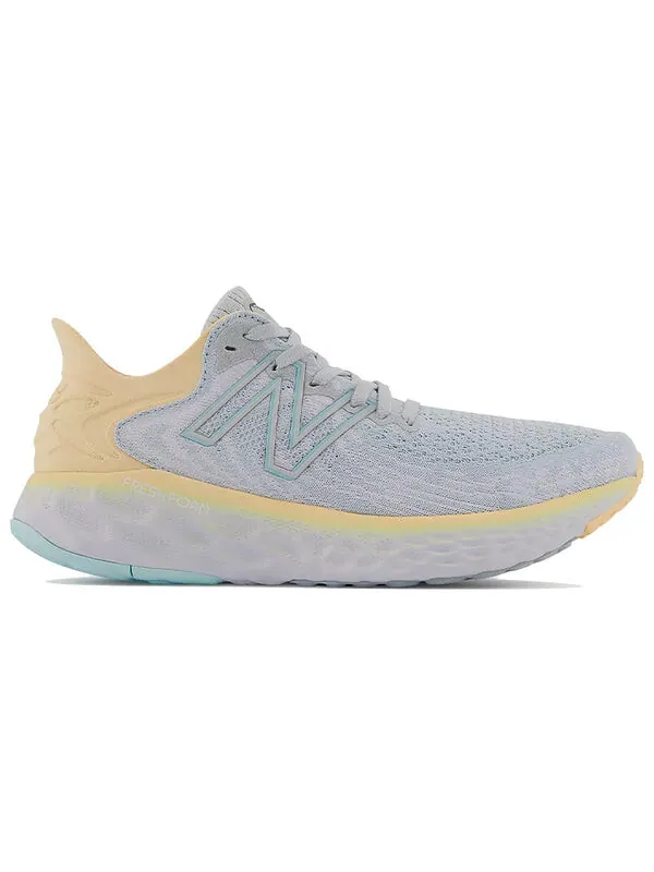 Кроссовки свежие пена 1080v11 New Balance — изображение 2 из 4, серый/желтый/белый/синий