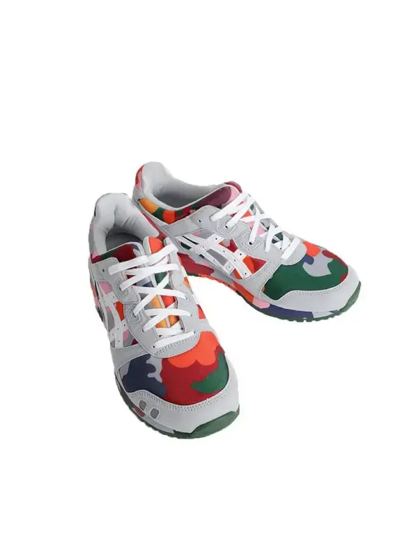 Кроссовки x Comme Des garcons рубашка Gel Lyte 3 Asics — изображение 2 из 2, серый/красный/мульти
