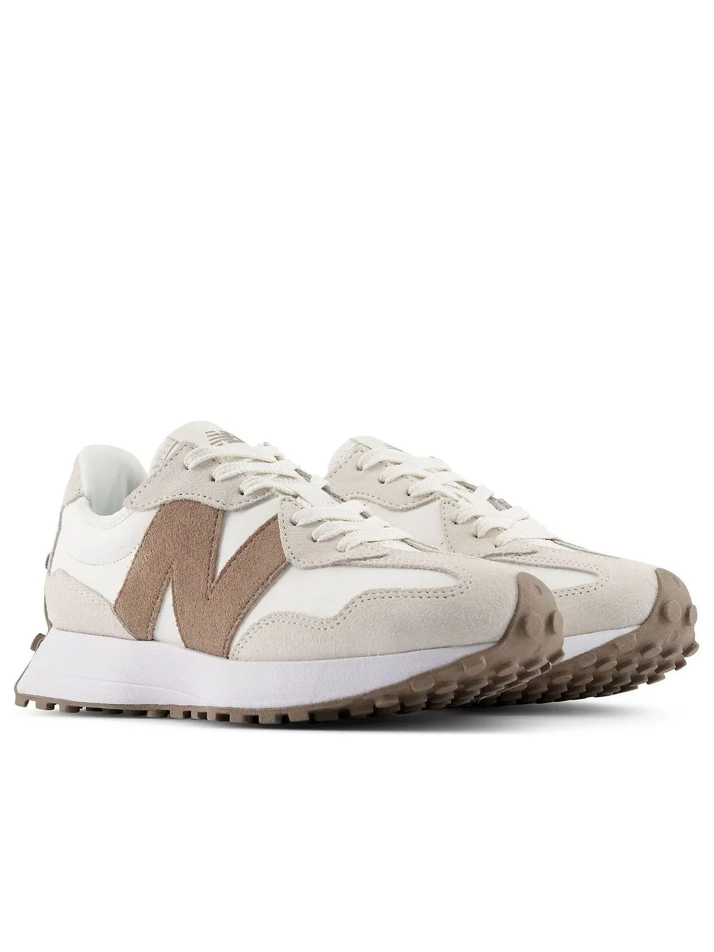 Женские кроссовки с замшевым верхом New Balance 327 — изображение 2 из 6, коричневый