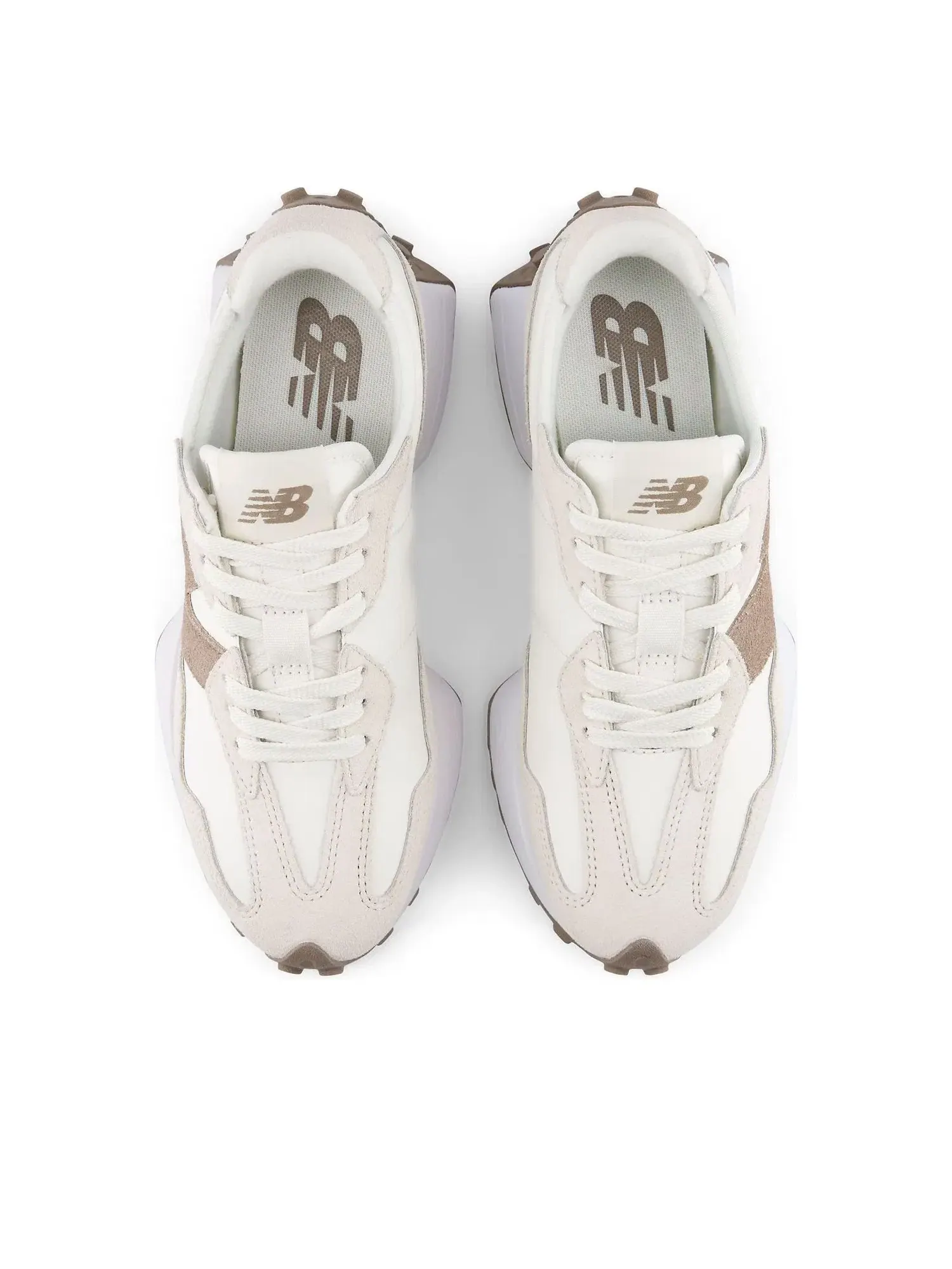 Женские кроссовки с замшевым верхом New Balance 327 — изображение 4 из 6, коричневый