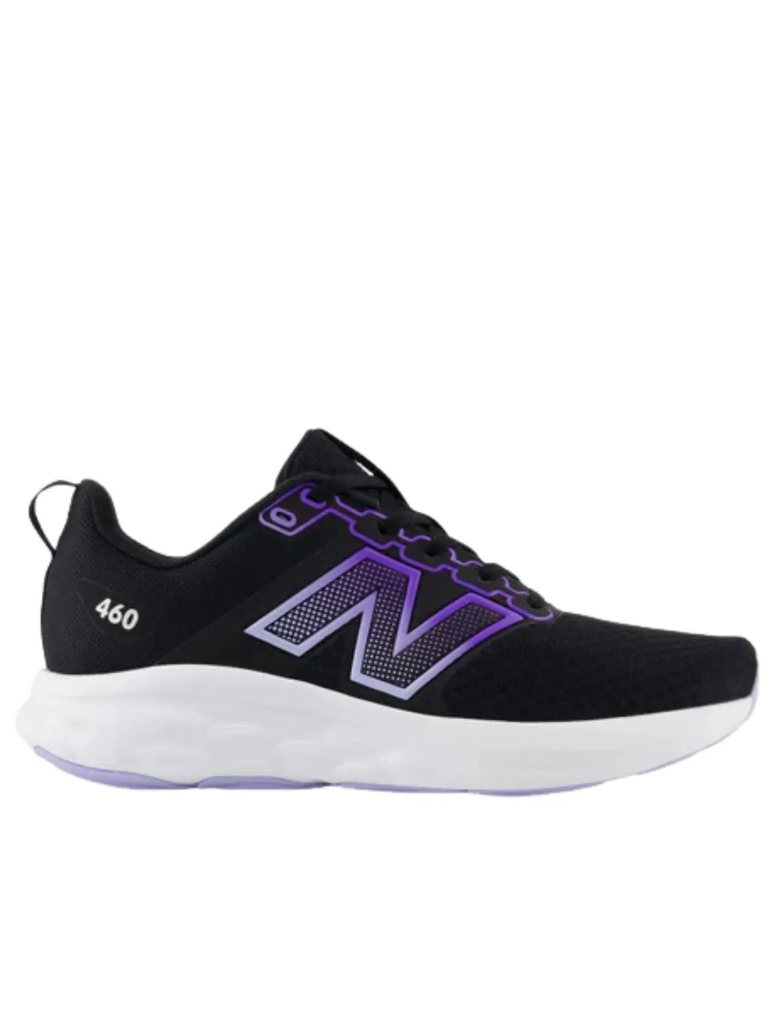 (WMNS) New Balance 460 V4 'Black Purple' — изображение 2 из 4, черный/фиолетовый