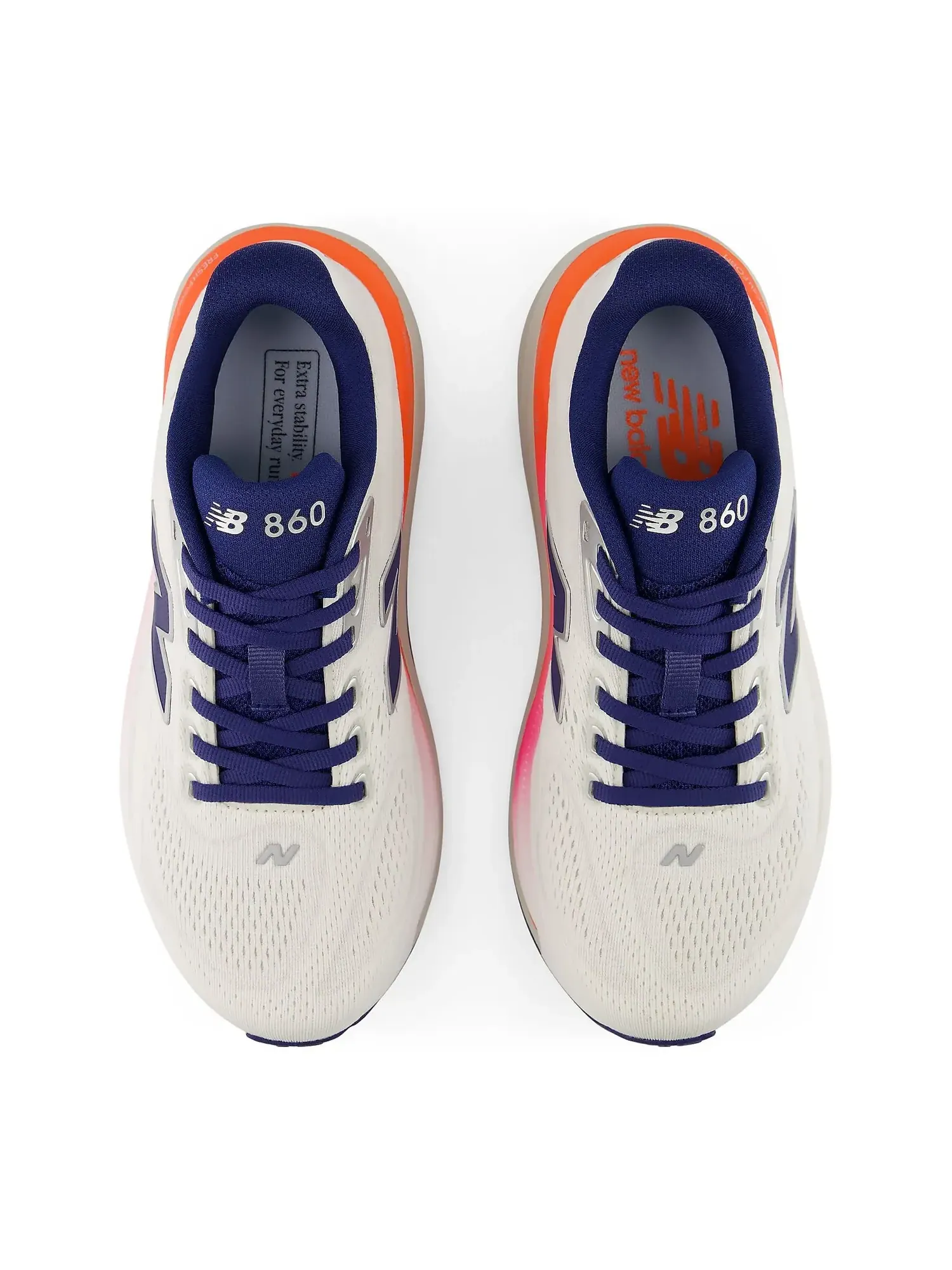 Кроссовки (WMNS) New Balance Fresh Foam X 860v15 'Sea Salt Blue Oyster' — изображение 3 из 5, белый