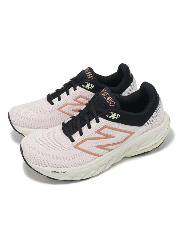 Кроссовки fresh foam x 860 v12 'black white' New Balance — изображение 3 из 4, розовый
