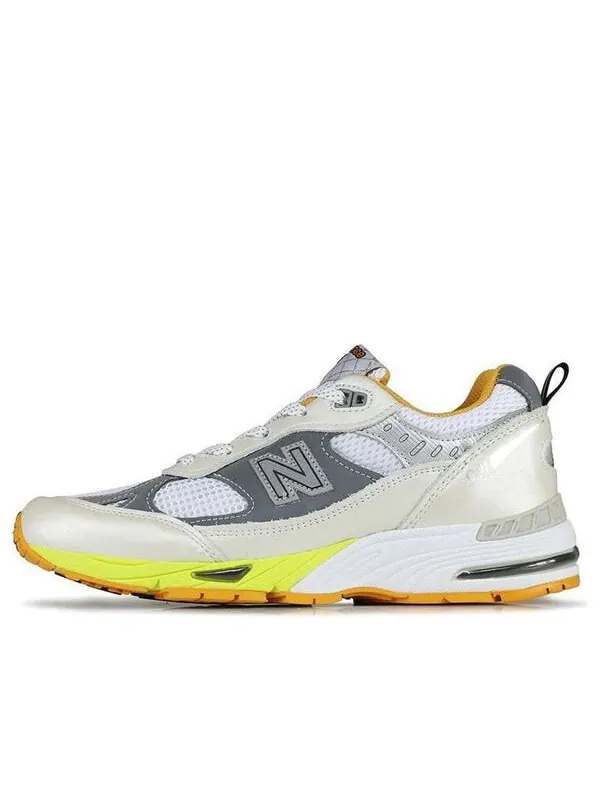Кроссовки aries x 991 сделано в англии New Balance — изображение 1 из 4, белый//оранжевый