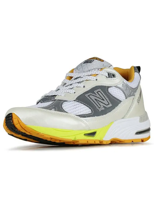 Кроссовки aries x 991 сделано в англии New Balance — изображение 3 из 4, белый//оранжевый