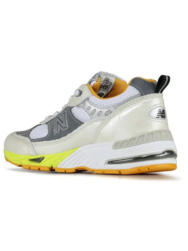 Кроссовки aries x 991 сделано в англии New Balance — изображение 4 из 4, белый//оранжевый