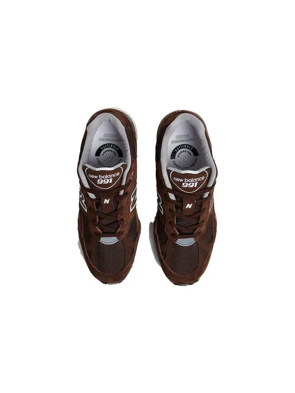 Кроссовки 991 сделано в Англии New Balance — изображение 4 из 4, коричневый