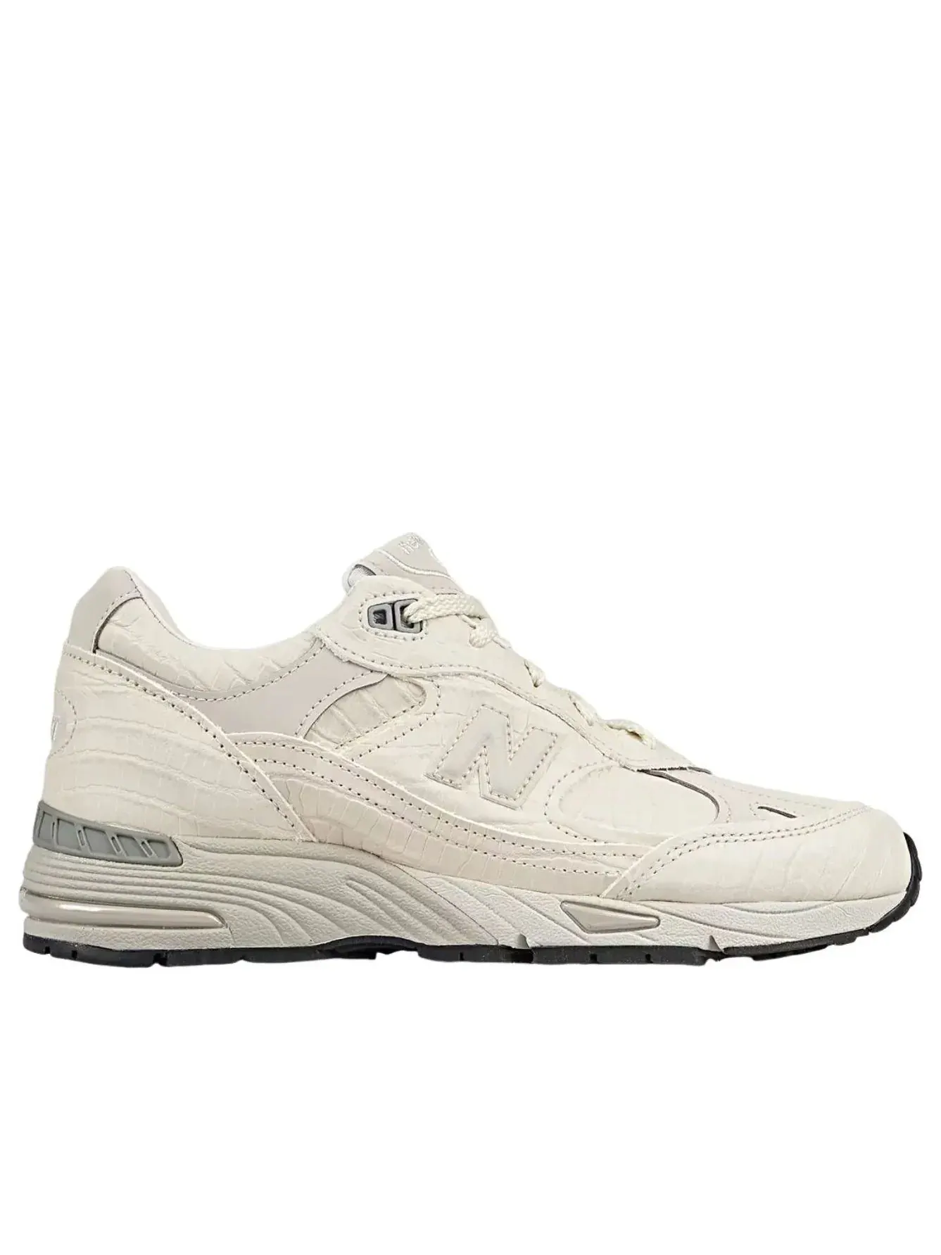 Кроссовки (WMNS) New Balance 991 'Cream Croc' — изображение 5 из 5, белый