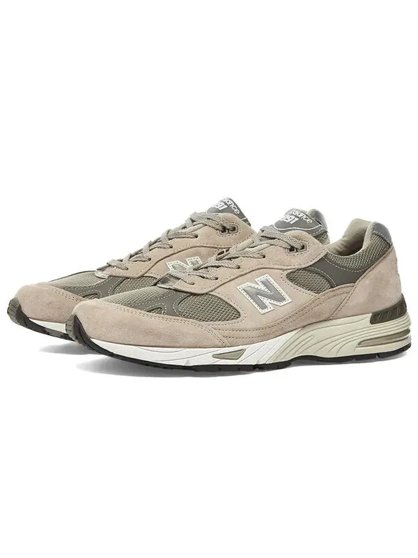 Кроссовки 991 made in england 'castlerock navy' New Balance — изображение 2 из 4, серый