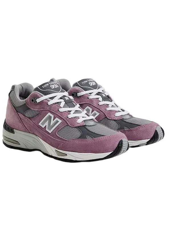 Кроссовки 991v1 New Balance — изображение 3 из 4, фиолетовый/серый