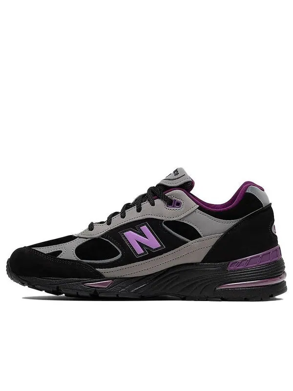 Кроссовки Stray Rats X 991 сделано в Англии New Balance — изображение 1 из 4, черный/серый/фиолетовый