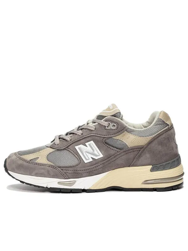Кроссовки 991 сделано в Англии New Balance — изображение 1 из 4, серый/хаки/белый
