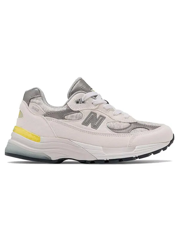 Кроссовки 992 сделано в сша New Balance — изображение 2 из 4, серый/белый/желтый