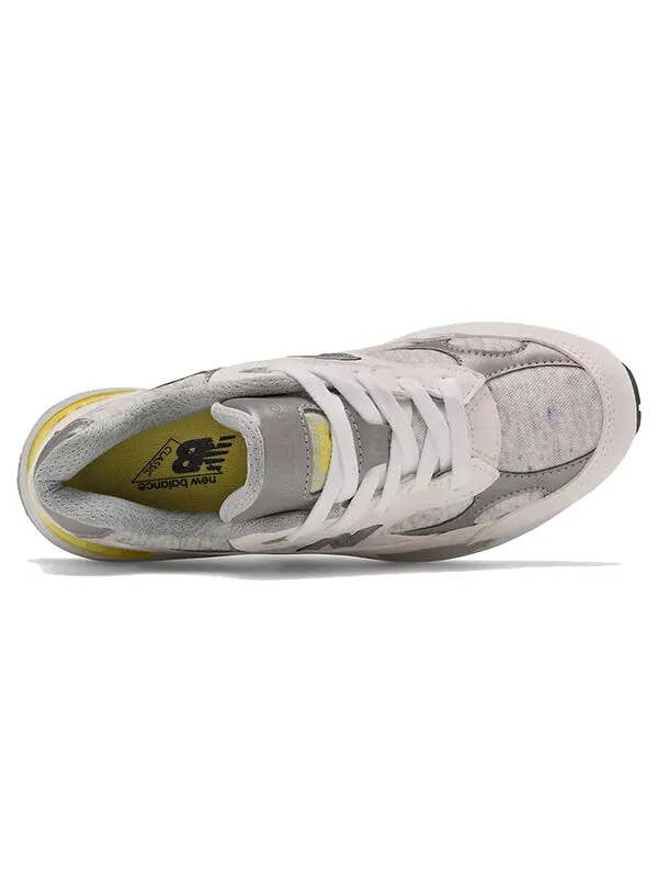 Кроссовки 992 сделано в сша New Balance — изображение 3 из 4, серый/белый/желтый