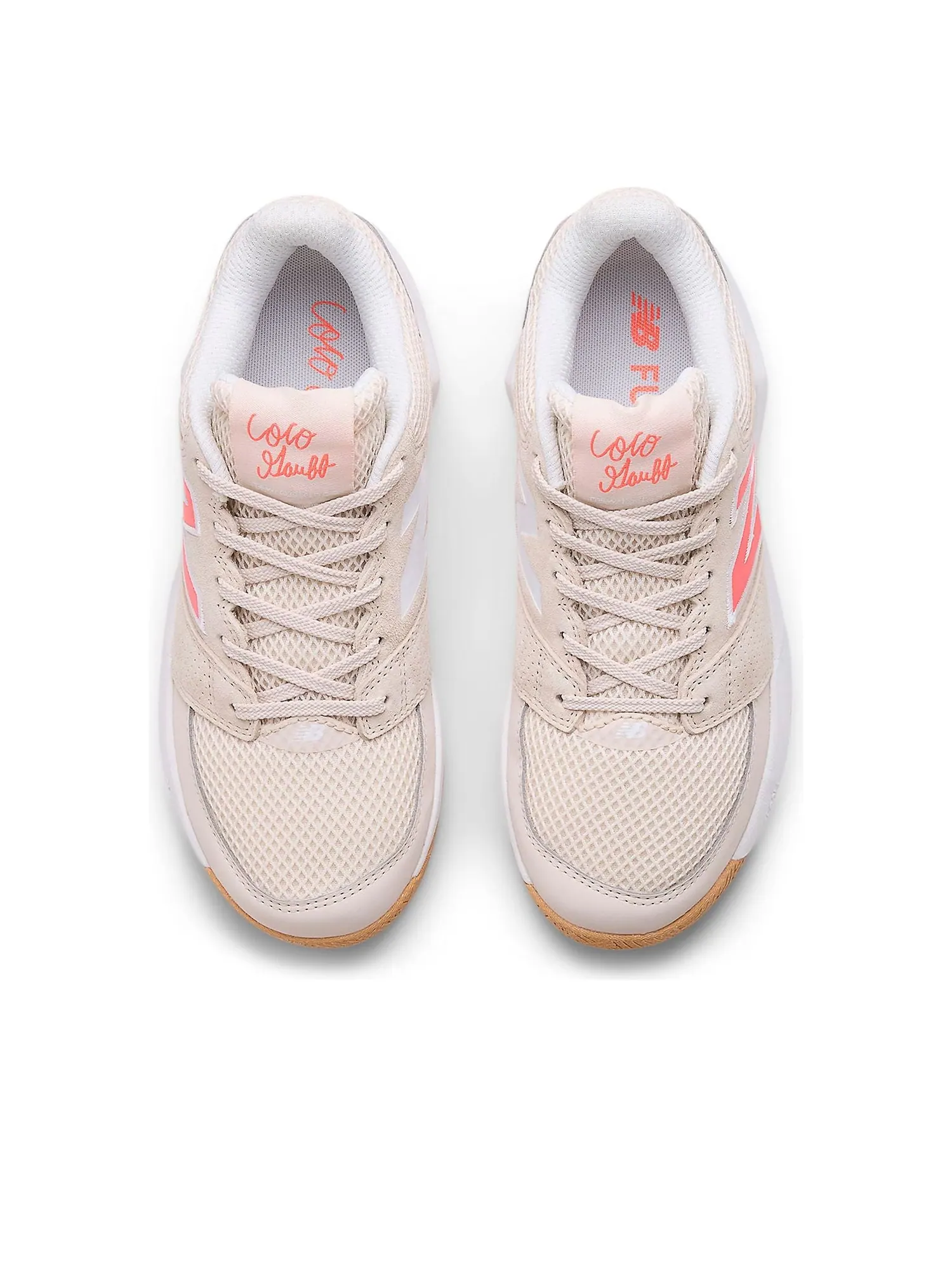Кроссовки (WMNS) New Balance Coco Delray 'US Open Pack' — изображение 3 из 6, бежевый