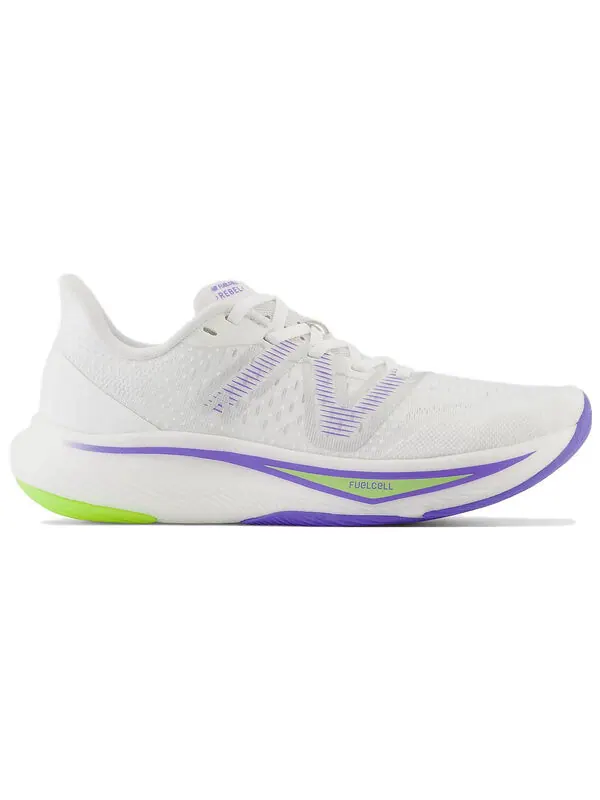 Кроссовки fuelcell rebel v3 New Balance — изображение 2 из 4, белый//индиго