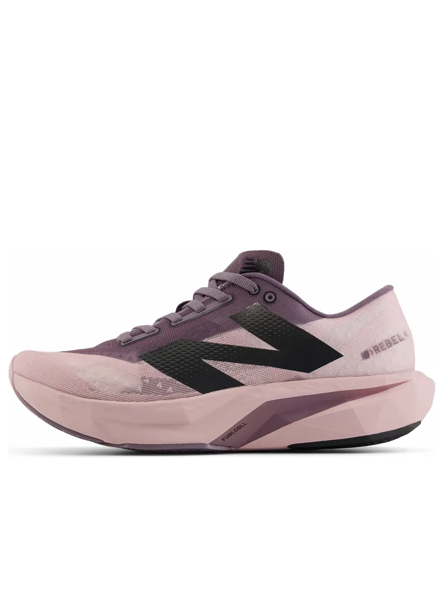 Кроссовки (WMNS) New Balance FuelCell Rebel v4 D Width 'Twilight Haze Dark Ice Wine' — изображение 1 из 6, фиолетовый