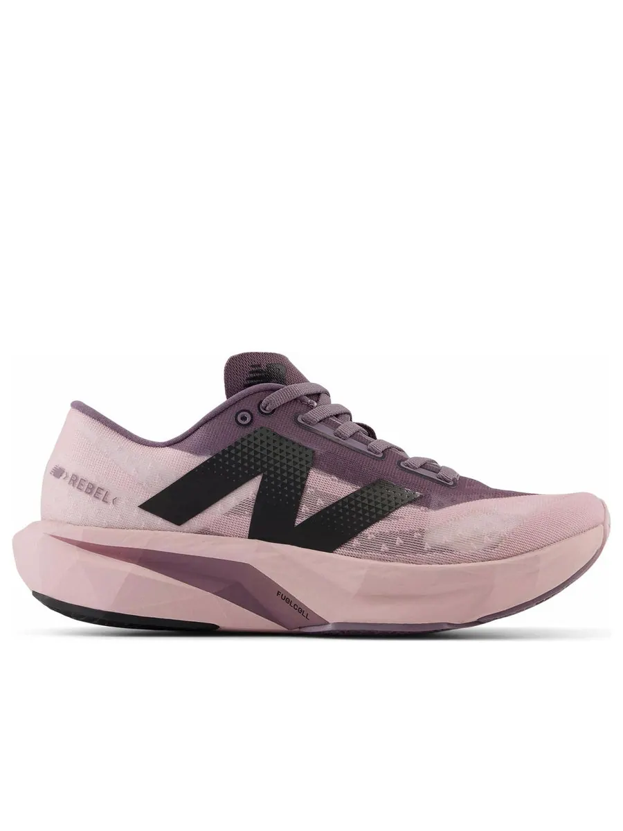Кроссовки (WMNS) New Balance FuelCell Rebel v4 D Width 'Twilight Haze Dark Ice Wine' — изображение 2 из 6, фиолетовый