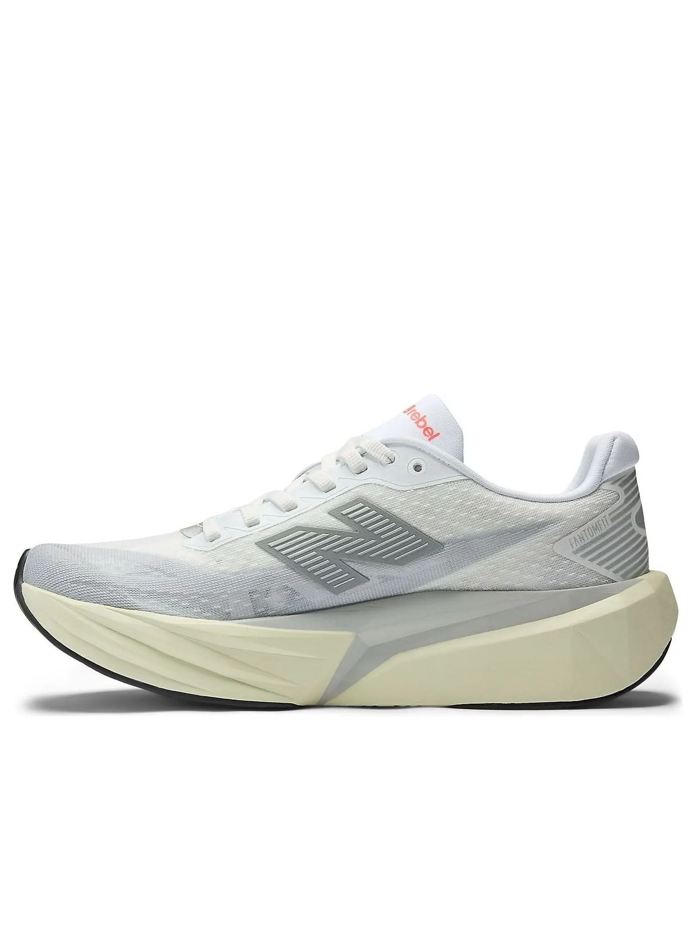 Кроссовки (WMNS) New Balance FuelCell Rebel v5 'Raincloud White Mineral' — изображение 1 из 6, серый