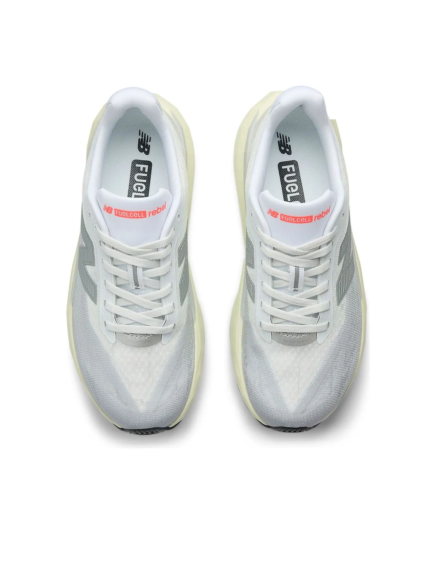 Кроссовки (WMNS) New Balance FuelCell Rebel v5 'Raincloud White Mineral' — изображение 3 из 6, серый