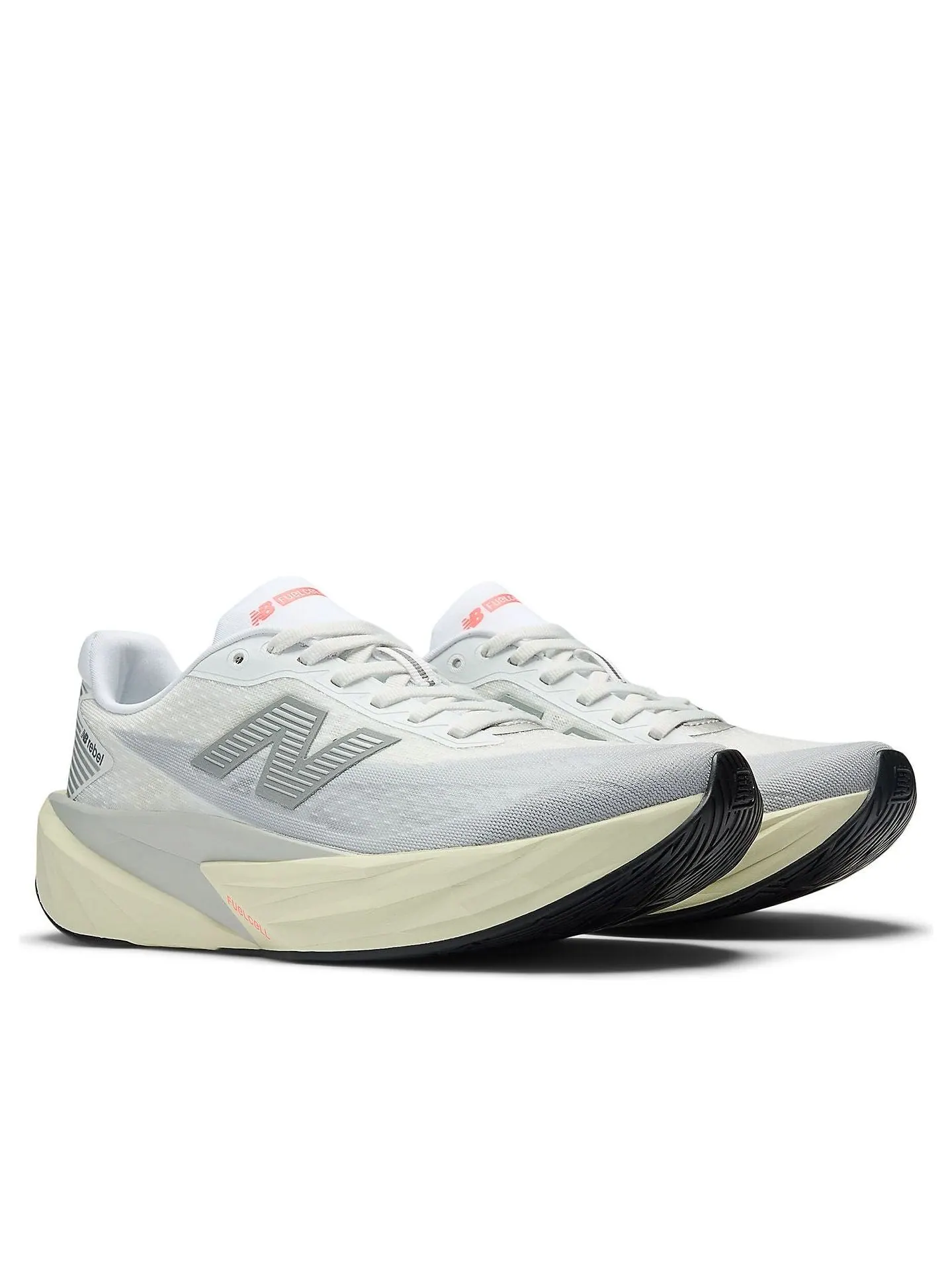 Кроссовки (WMNS) New Balance FuelCell Rebel v5 'Raincloud White Mineral' — изображение 4 из 6, серый