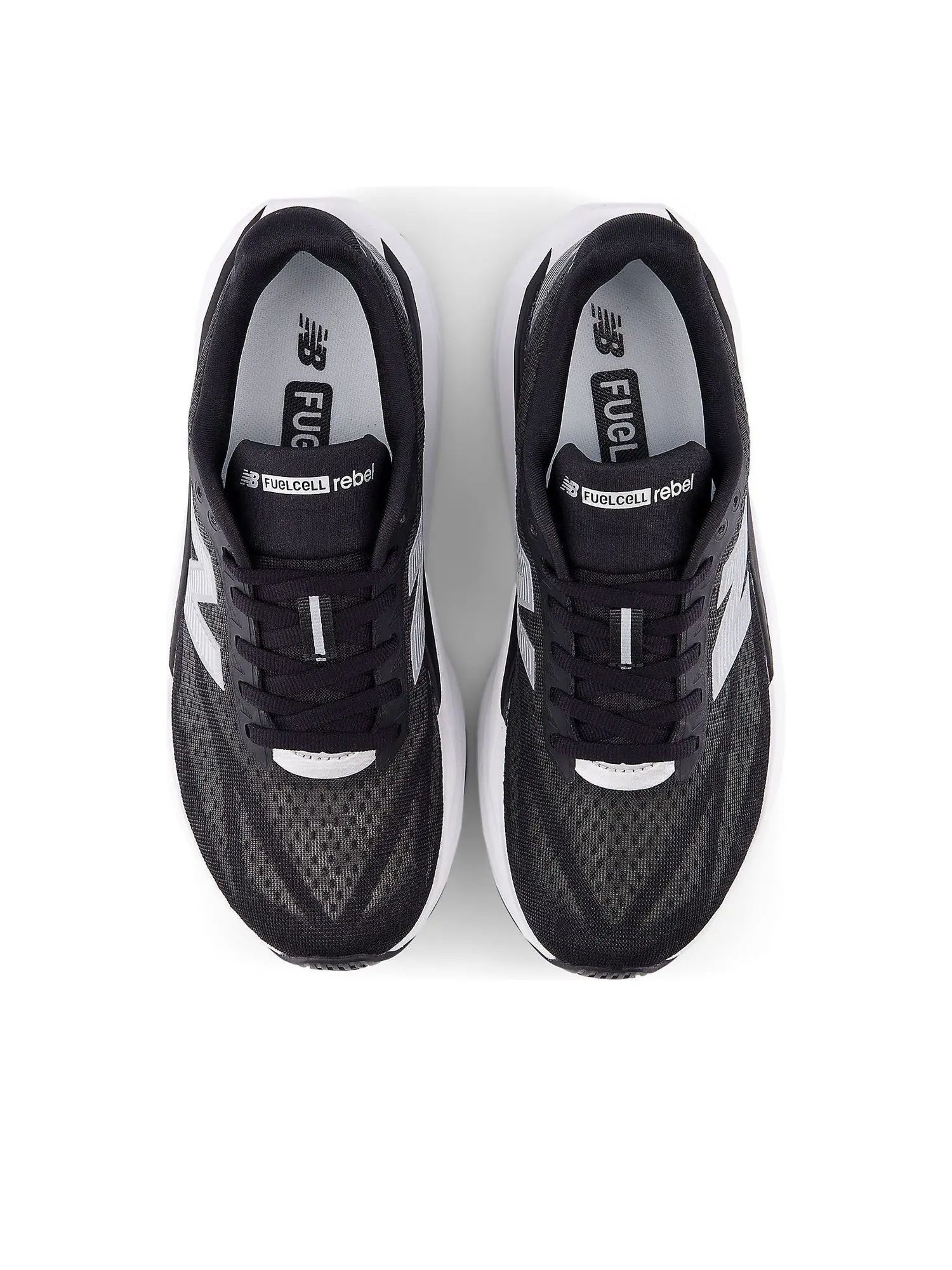 Кроссовки (WMNS) New Balance FuelCell Rebel v5 'Black White Silver' — изображение 3 из 6, черный