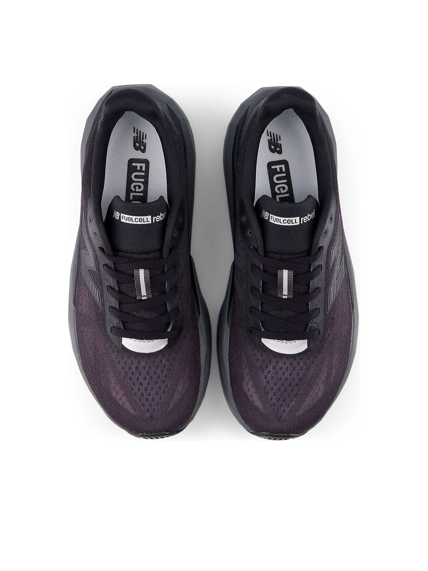 (WMNS) New Balance FuelCell Rebel v5 'Black Castlerock' — изображение 3 из 6, черный//черный
