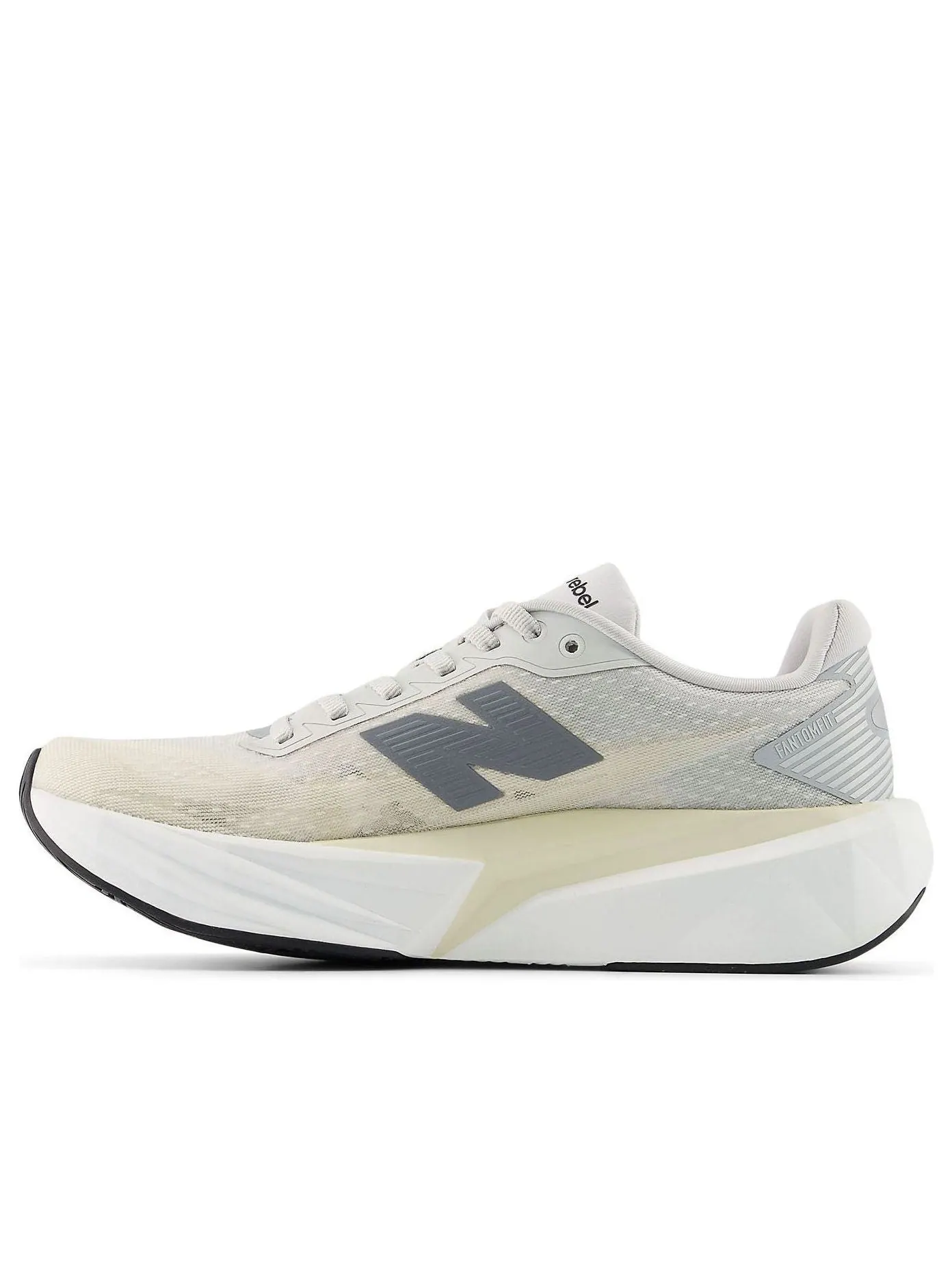 (WMNS) New Balance FuelCell Rebel v5 'Linen Grey Matter' — изображение 1 из 5, серый/белый