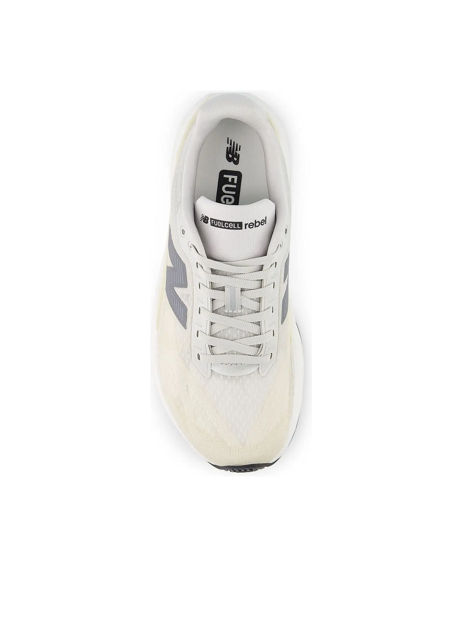 (WMNS) New Balance FuelCell Rebel v5 'Linen Grey Matter' — изображение 3 из 5, серый/белый