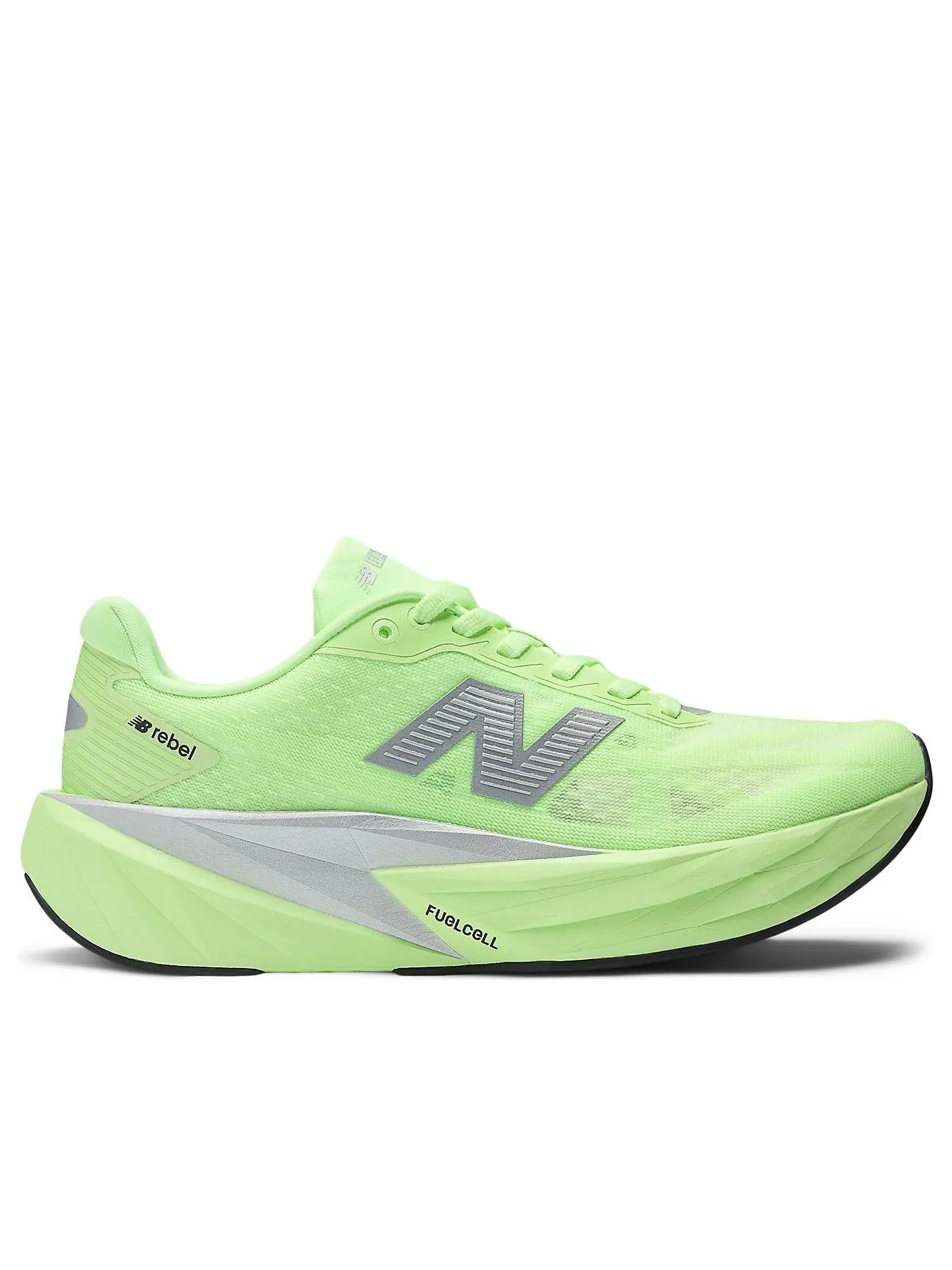 Кроссовки (WMNS) New Balance FuelCell Rebel v5 'Lab Green Silver' — изображение 2 из 6, зеленый