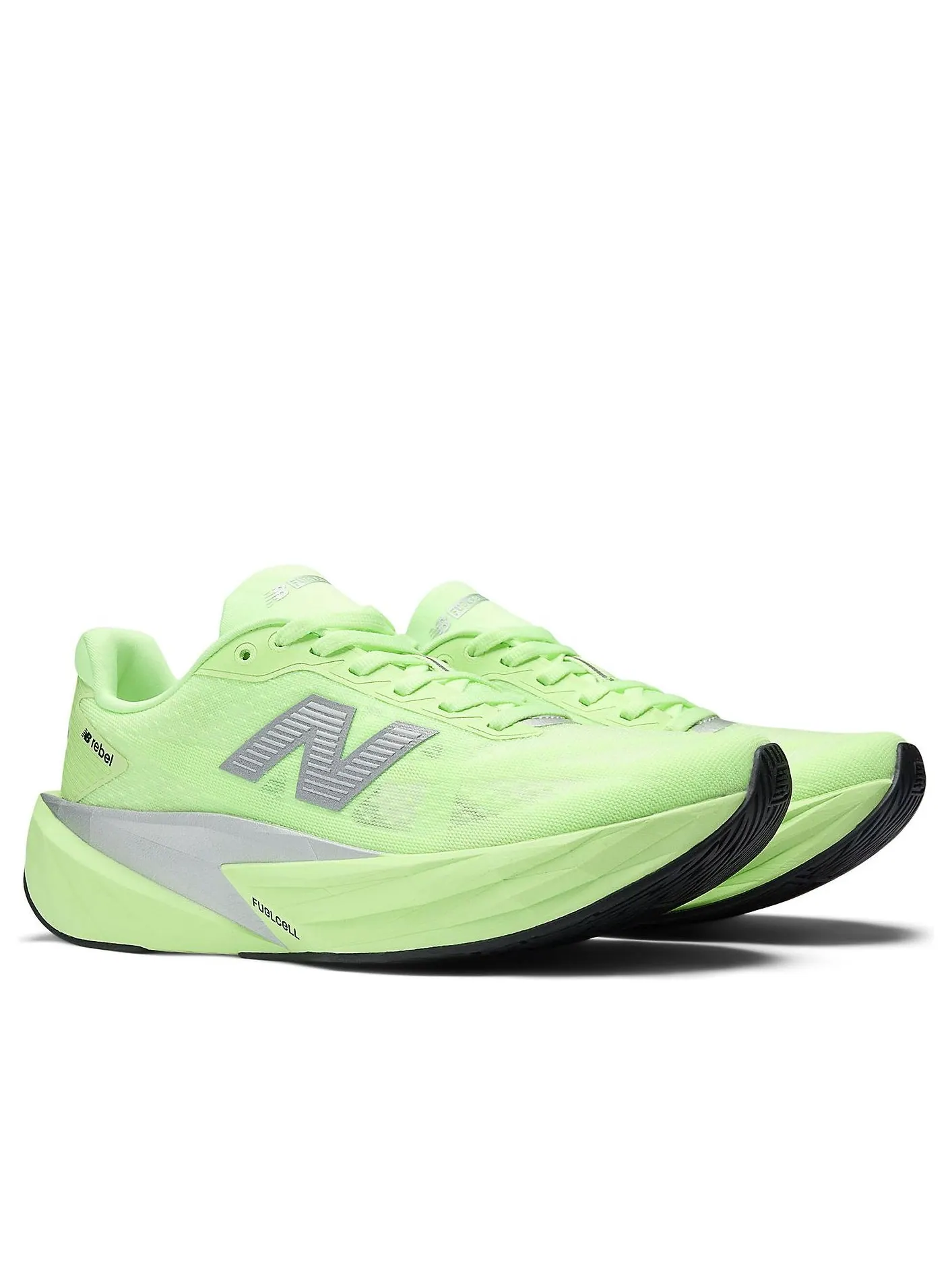 Кроссовки (WMNS) New Balance FuelCell Rebel v5 'Lab Green Silver' — изображение 3 из 6, зеленый