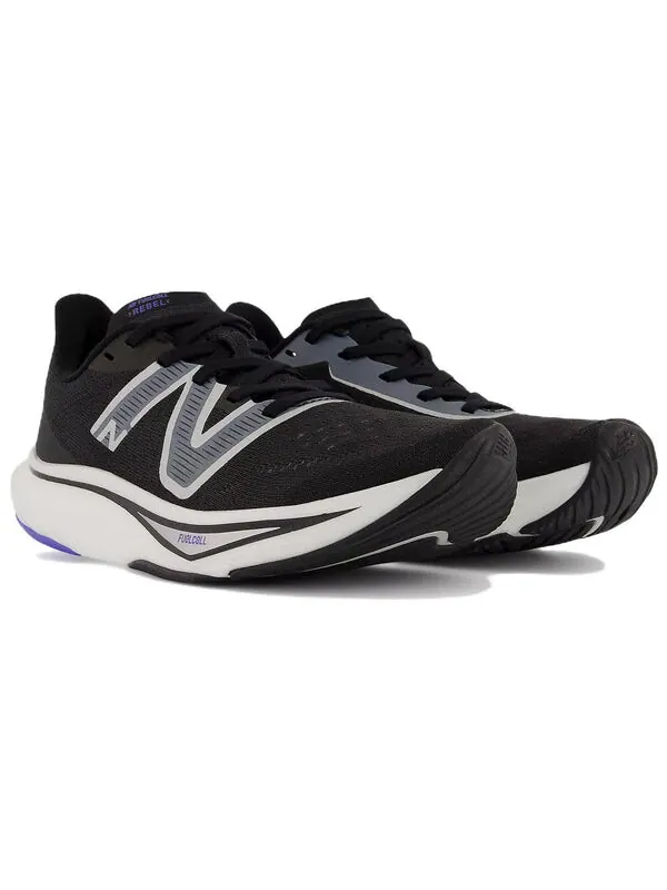 Кроссовки fuelcell rebel v3 New Balance — изображение 3 из 4, черный/белый/фиолетовый