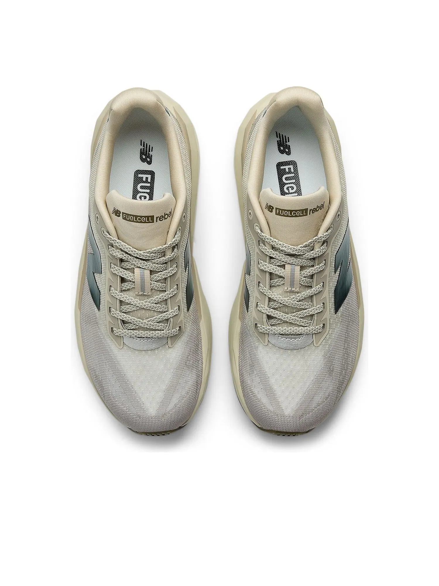 (WMNS) New Balance FuelCell Rebel v5 'Shipyard Arid Stone' — изображение 3 из 6, серый