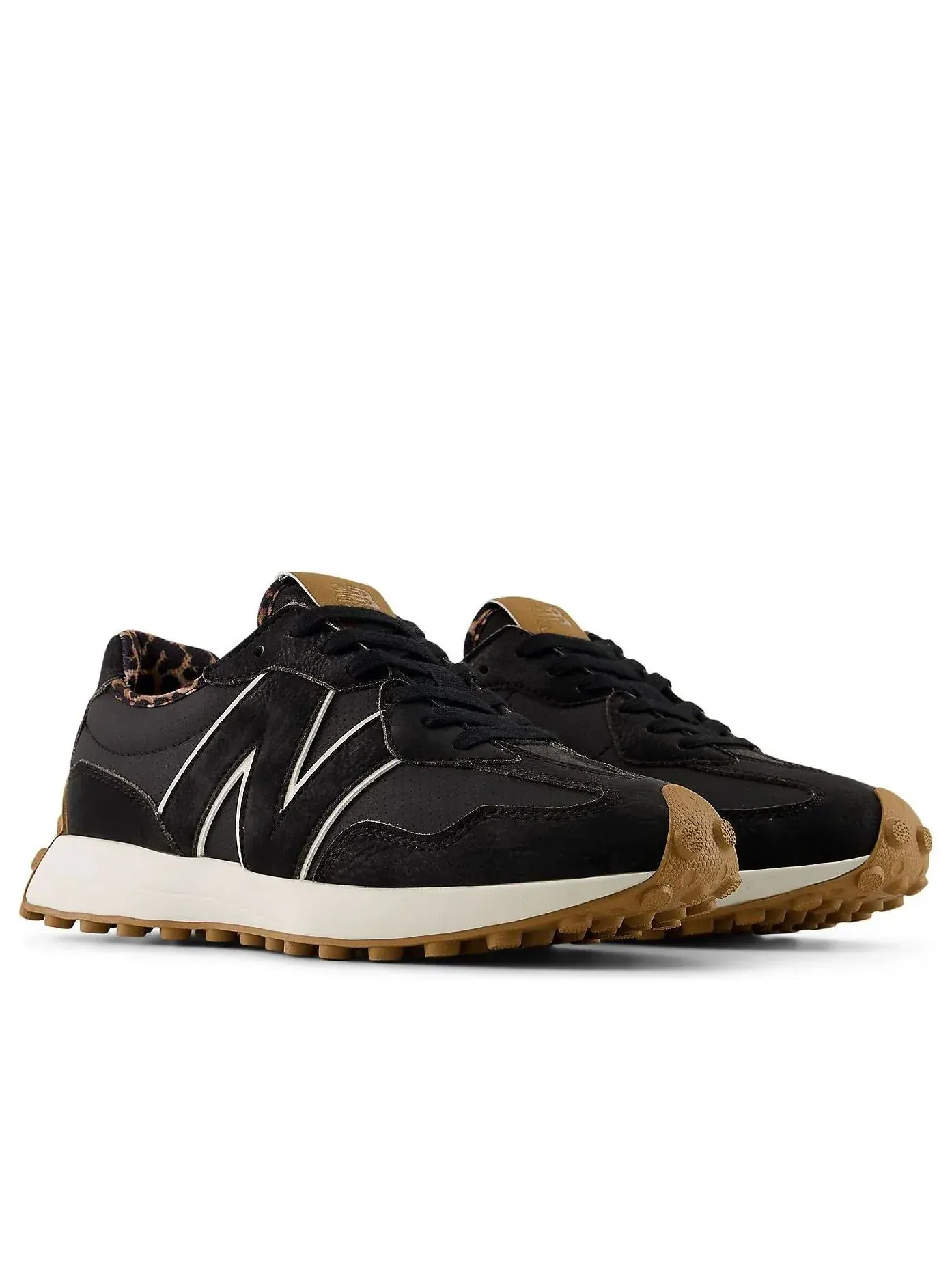 Кроссовки (WMNS) New Balance 327 Golf 'Black' — изображение 2 из 6, черный