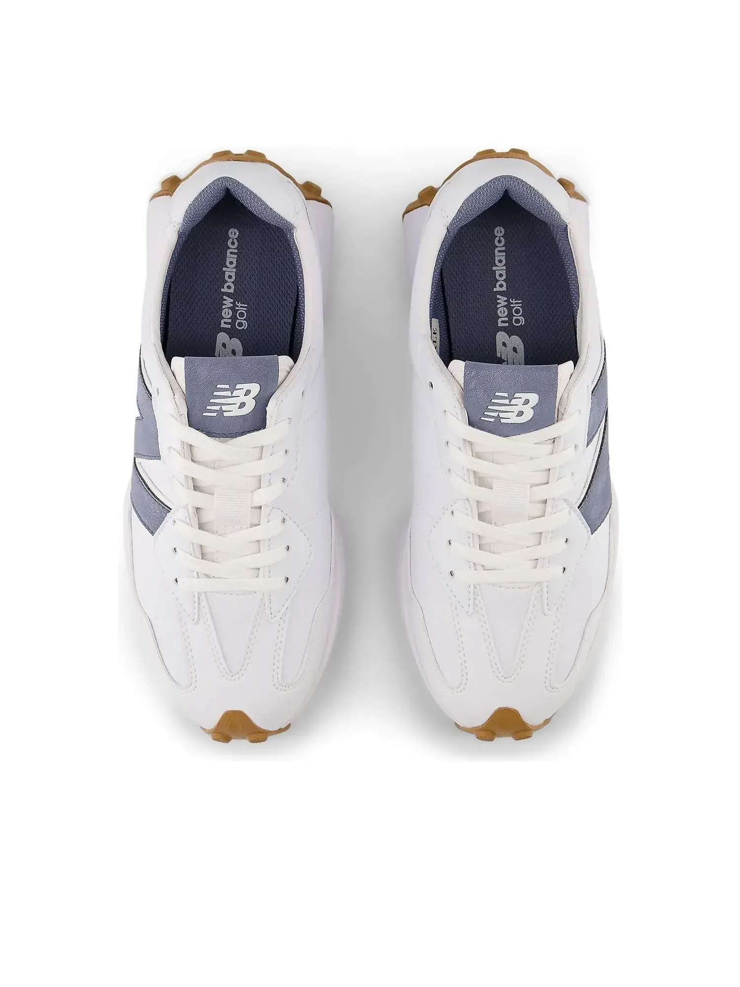 (WMNS) Кроссовки New Balance 327 Golf 'White Magic Blue' — изображение 3 из 6, белый